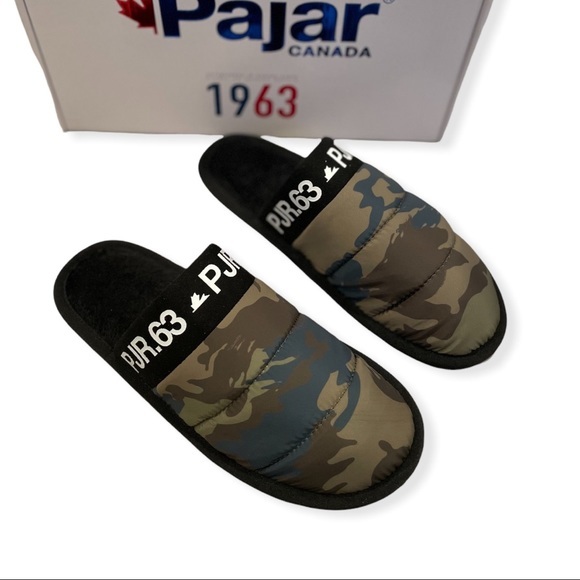 PAJAR Camo Print Stevie Slippers Flats - Size 39 - Picture 6 of 6